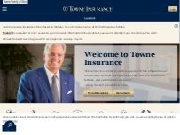 Website Screenshot Towne Insurance