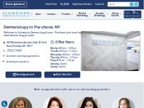 Website Screenshot Schweiger Dermatology Group - Purchase