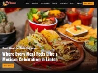 Website Screenshot La Fiesta Mexican