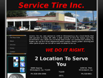 Service Tire Inc website screenshot