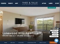 Website Screenshot Lakewood Hills Apartments