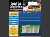 Website Screenshot Charles W Ennis Sanitary Services Inc