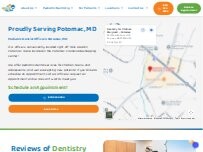 Website Screenshot Dentistry for Children Maryland – Potomac