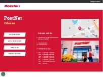 Website Screenshot PostNet