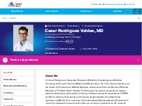 Website Screenshot Cesar Rodriguez Valdes, MD