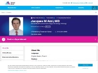 Website Screenshot Jacques Azzi, MD