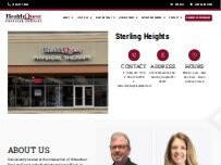 Website Screenshot HealthQuest Physical Therapy - Sterling Heights