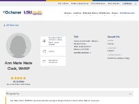 Website Screenshot Ann Marie Clack, WHNP-BC