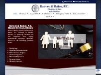 Website Screenshot Harvey and Baker PC