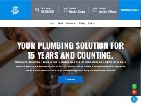 Website Screenshot Flowmarcial Drain Cleaning