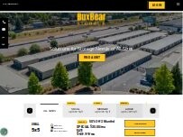Website Screenshot BuxBear Storage Springfield Shelley Street
