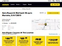 Website Screenshot Meineke Car Care Center