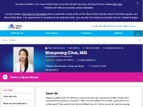 Website Screenshot Wooyoung Choi, MD
