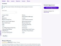 Website Screenshot Quincey Buechler, PA