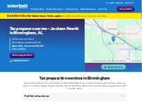 Website Screenshot Jackson Hewitt Tax Service