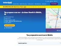 Website Screenshot Jackson Hewitt Tax Service