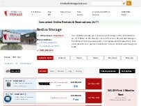 Website Screenshot Bedico Storage