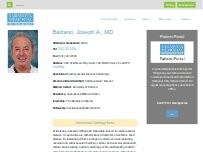 Website Screenshot Balzano, Joseph, MD