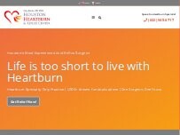 Website Screenshot Houston Heartburn and Reflux Center - Dr. Elias Darido