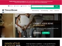 Website Screenshot Triad Bank, N.A.