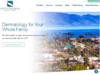 Website Screenshot Santa Barbara Skin Care