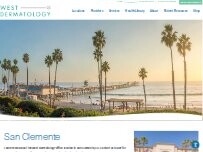 Website Screenshot West Dermatology San Clemente