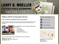 Screenshot for http://larrydmoeller.com