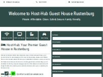 Website Screenshot Host-Hub Guest House Rustenburg